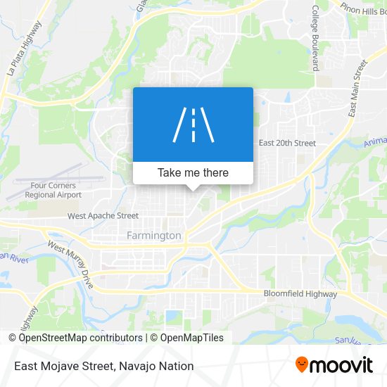 East Mojave Street map