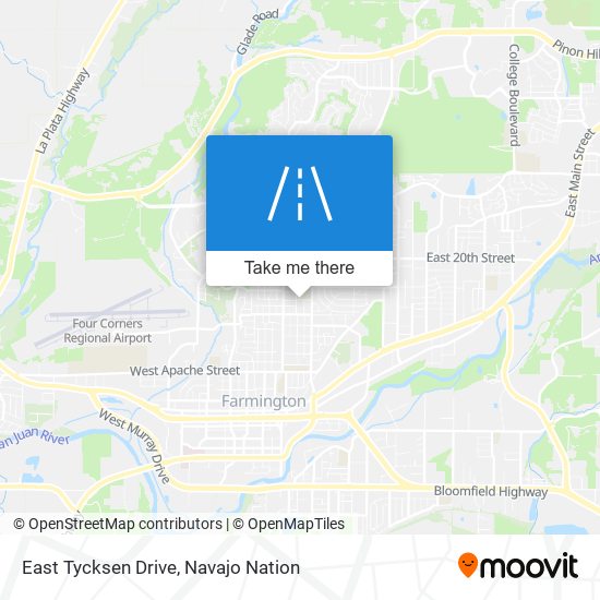 East Tycksen Drive map