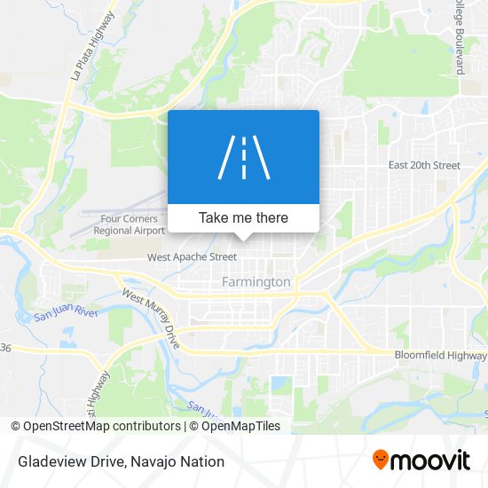 Gladeview Drive map
