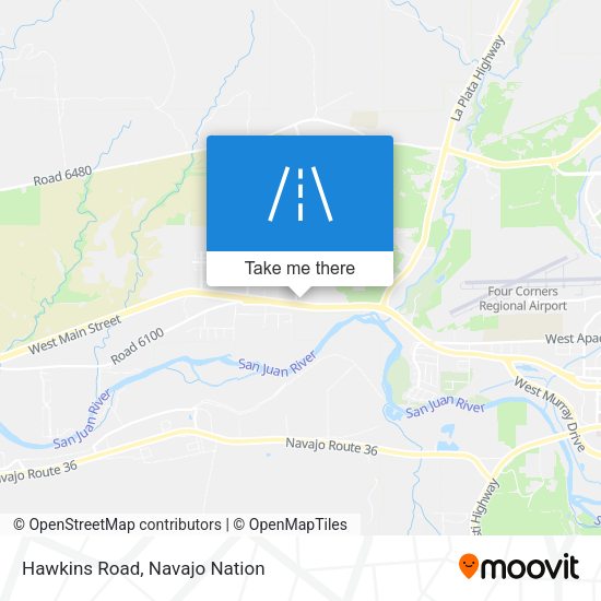 Hawkins Road map