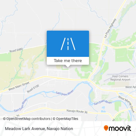 Meadow Lark Avenue map