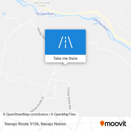 Mapa de Navajo Route 5106