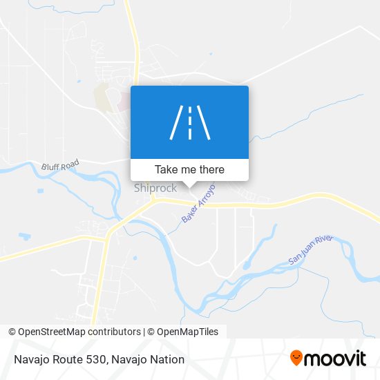 Mapa de Navajo Route 530