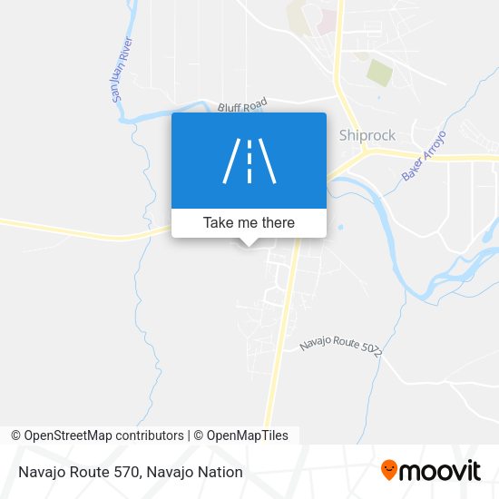 Mapa de Navajo Route 570