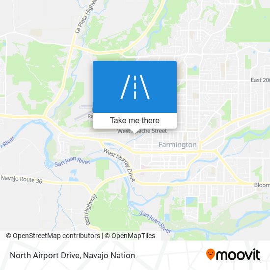North Airport Drive map