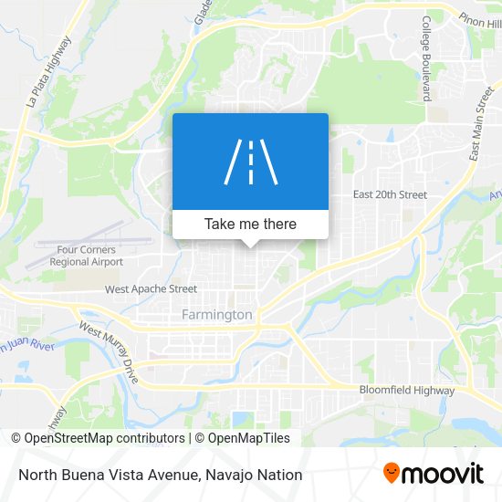 Mapa de North Buena Vista Avenue
