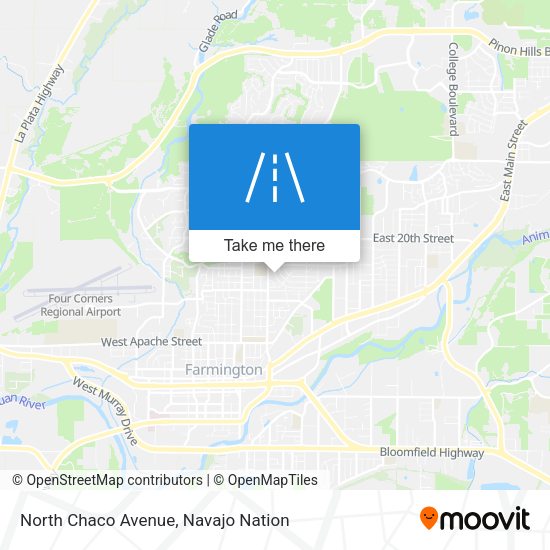 Mapa de North Chaco Avenue