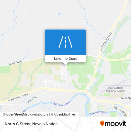 Mapa de North G Street