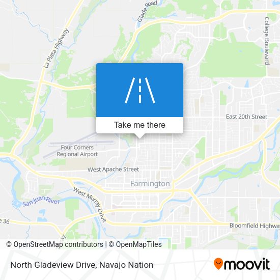 Mapa de North Gladeview Drive