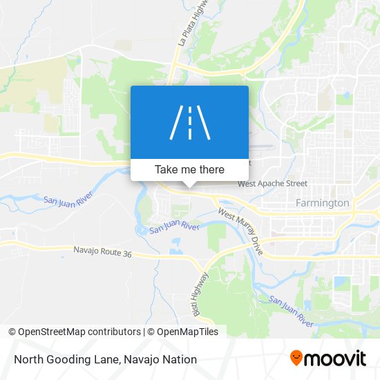 North Gooding Lane map