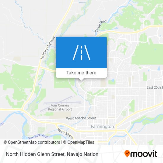 Mapa de North Hidden Glenn Street