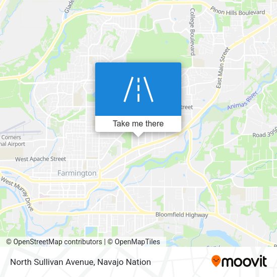 North Sullivan Avenue map