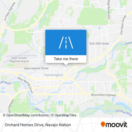 Mapa de Orchard Homes Drive