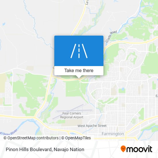 Pinon Hills Boulevard map