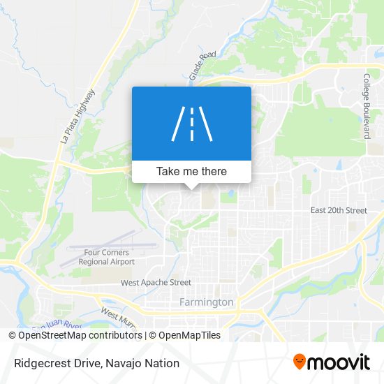 Ridgecrest Drive map