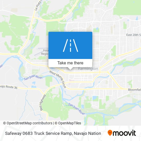 Safeway 0683 Truck Service Ramp map