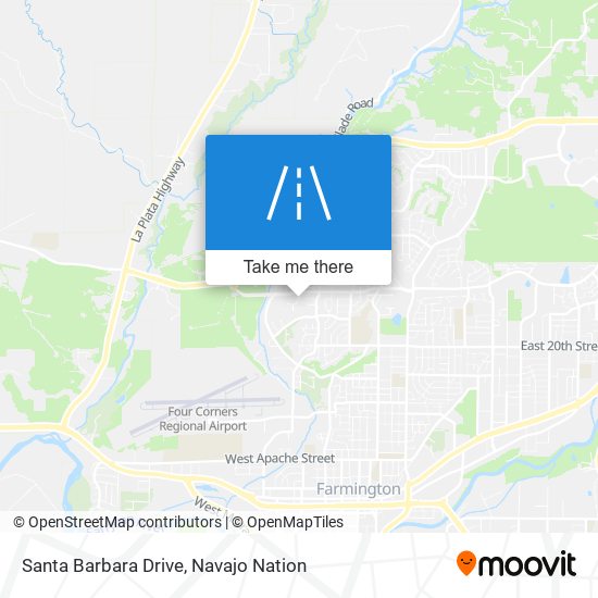 Santa Barbara Drive map