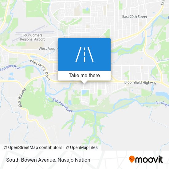 South Bowen Avenue map