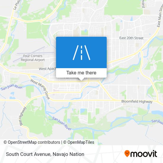 Mapa de South Court Avenue