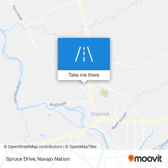 Mapa de Spruce Drive