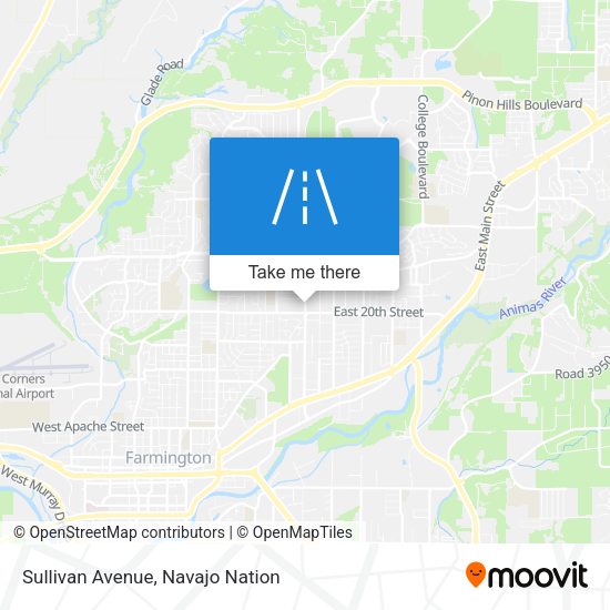 Sullivan Avenue map