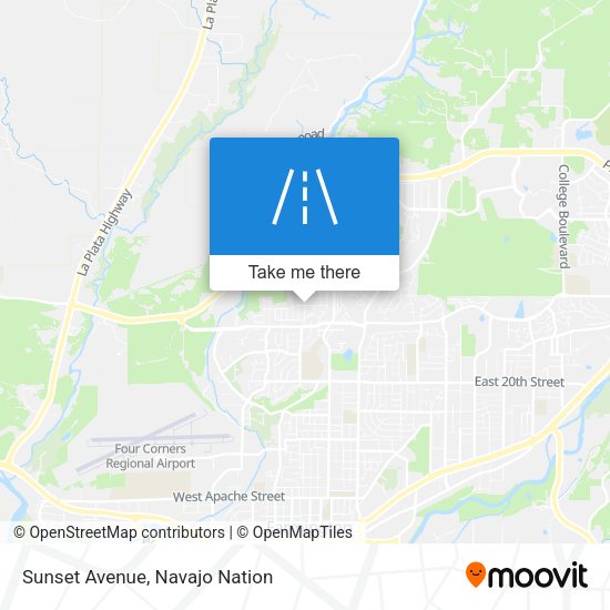 Mapa de Sunset Avenue