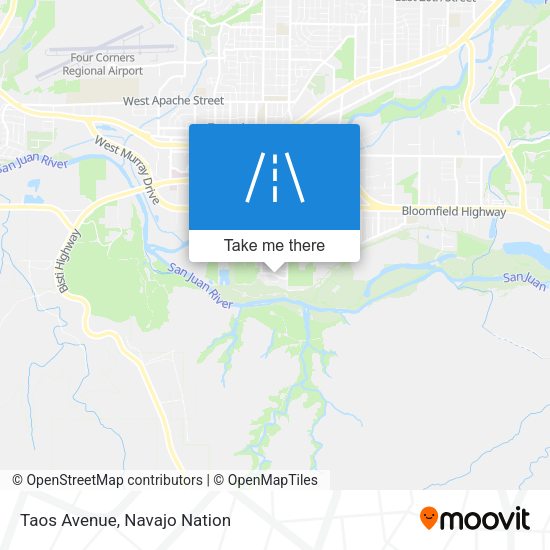 Mapa de Taos Avenue