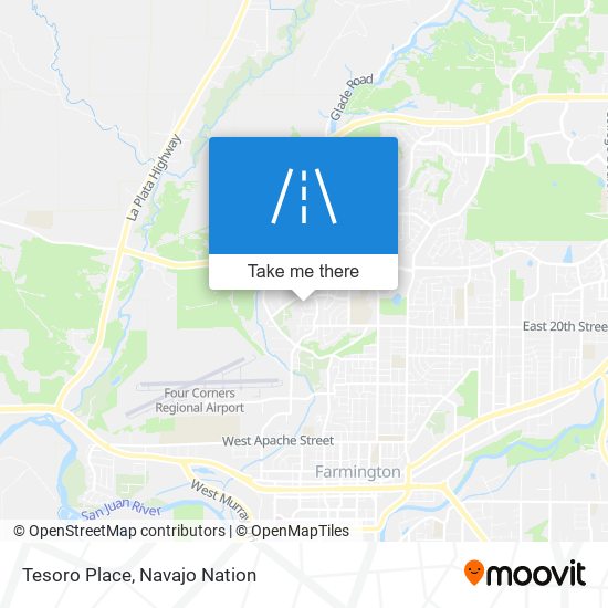 Tesoro Place map