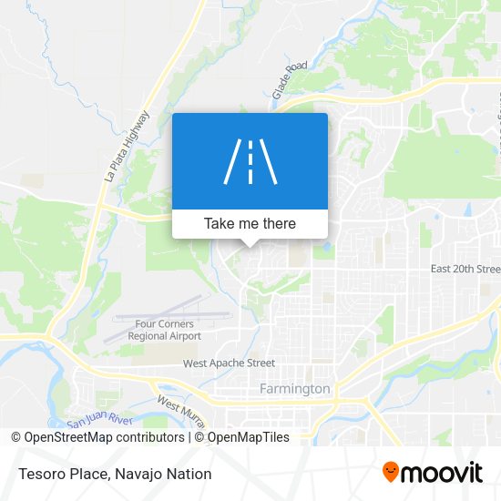 Tesoro Place map