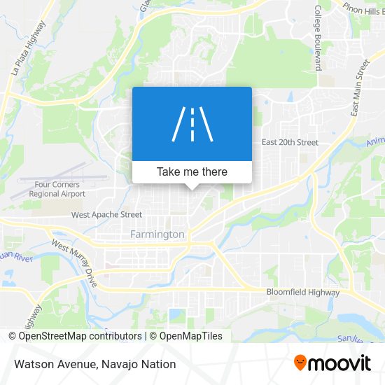 Watson Avenue map