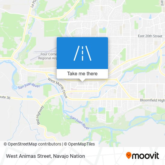 West Animas Street map