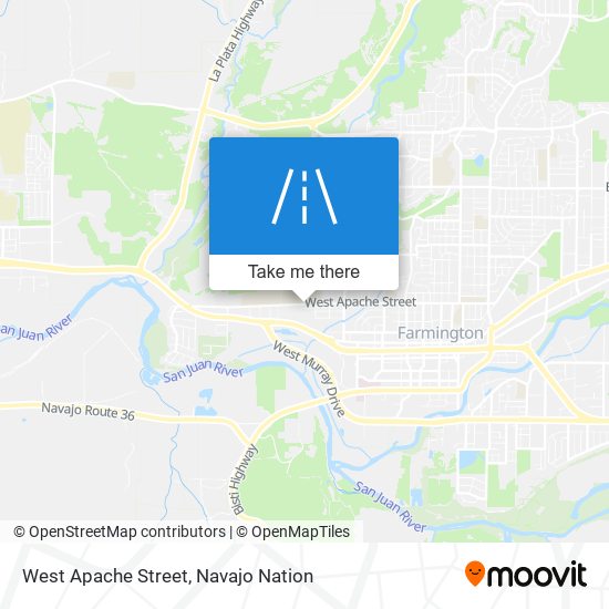 West Apache Street map