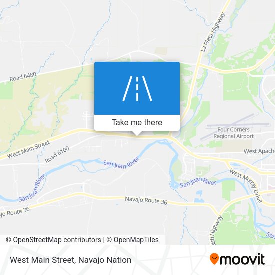 West Main Street map