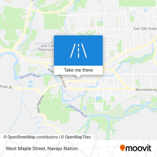 Mapa de West Maple Street