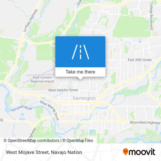 West Mojave Street map