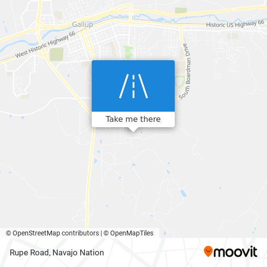 Mapa de Rupe Road