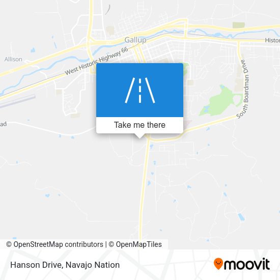 Mapa de Hanson Drive