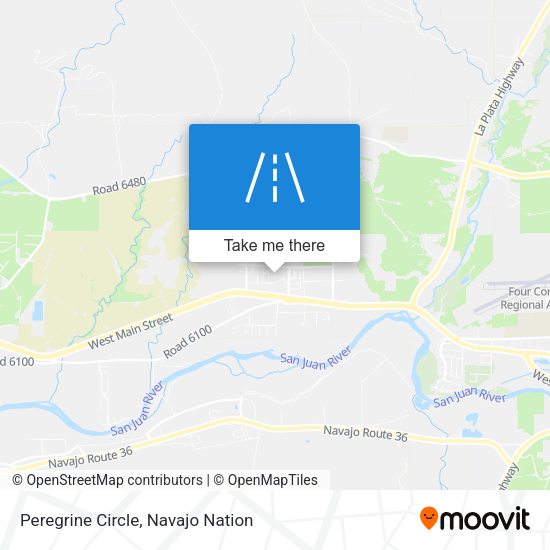 Mapa de Peregrine Circle