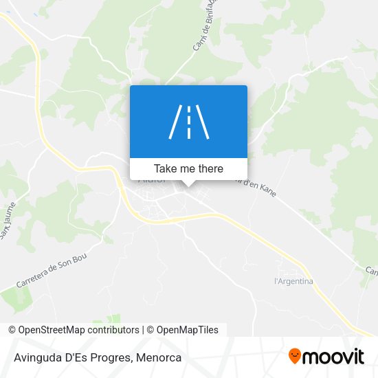 Avinguda D'Es Progres map