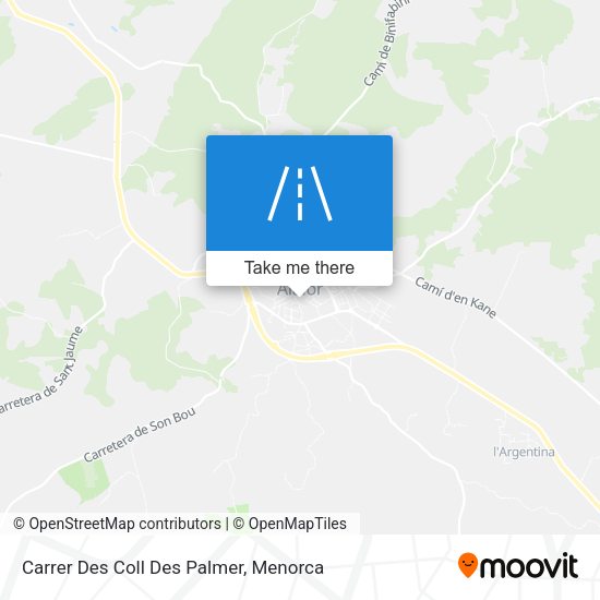 Carrer Des Coll Des Palmer map