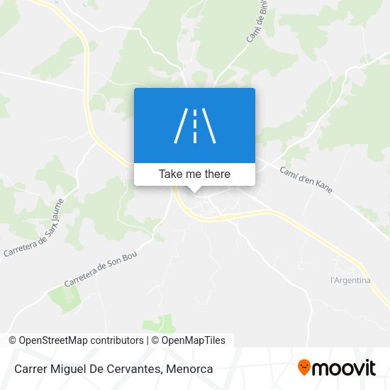 Carrer Miguel De Cervantes map