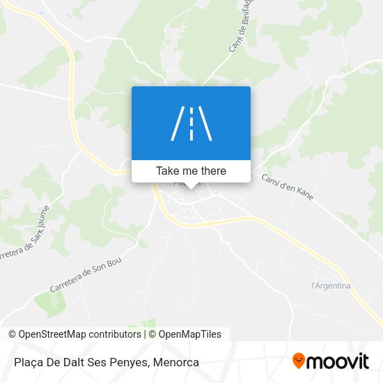 Plaça De Dalt Ses Penyes map
