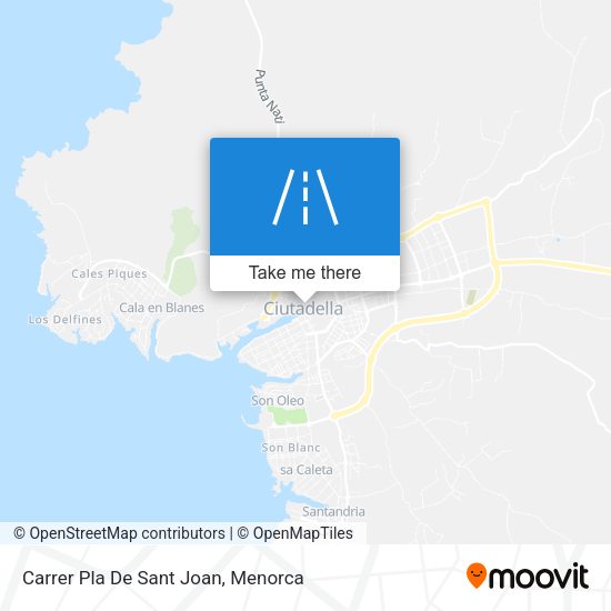Carrer Pla De Sant Joan map
