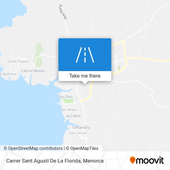 Carrer Sant Agustí De La Florida map