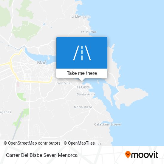 Carrer Del Bisbe Sever map