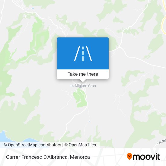 Carrer Francesc D'Albranca map