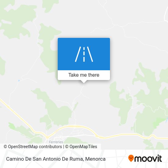 Camino De San Antonio De Ruma map