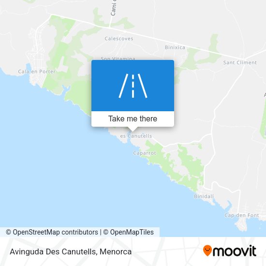 Avinguda Des Canutells map