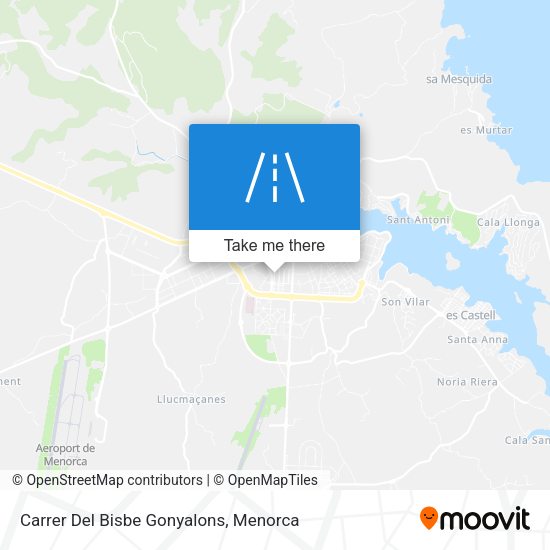 Carrer Del Bisbe Gonyalons map