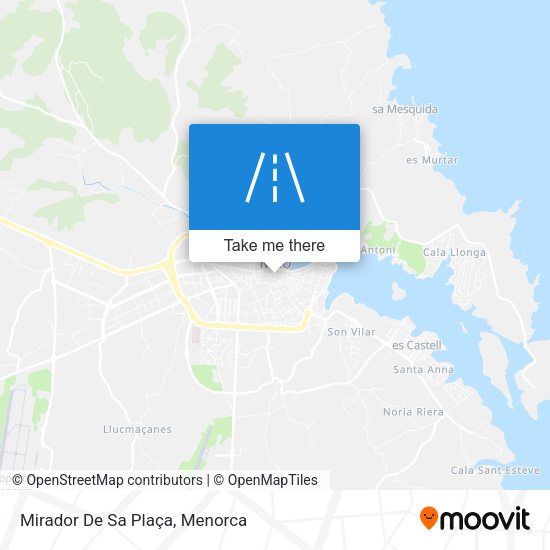 Mirador De Sa Plaça map
